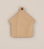 Wood Ornaments House Optional Hole (Unit.Price)