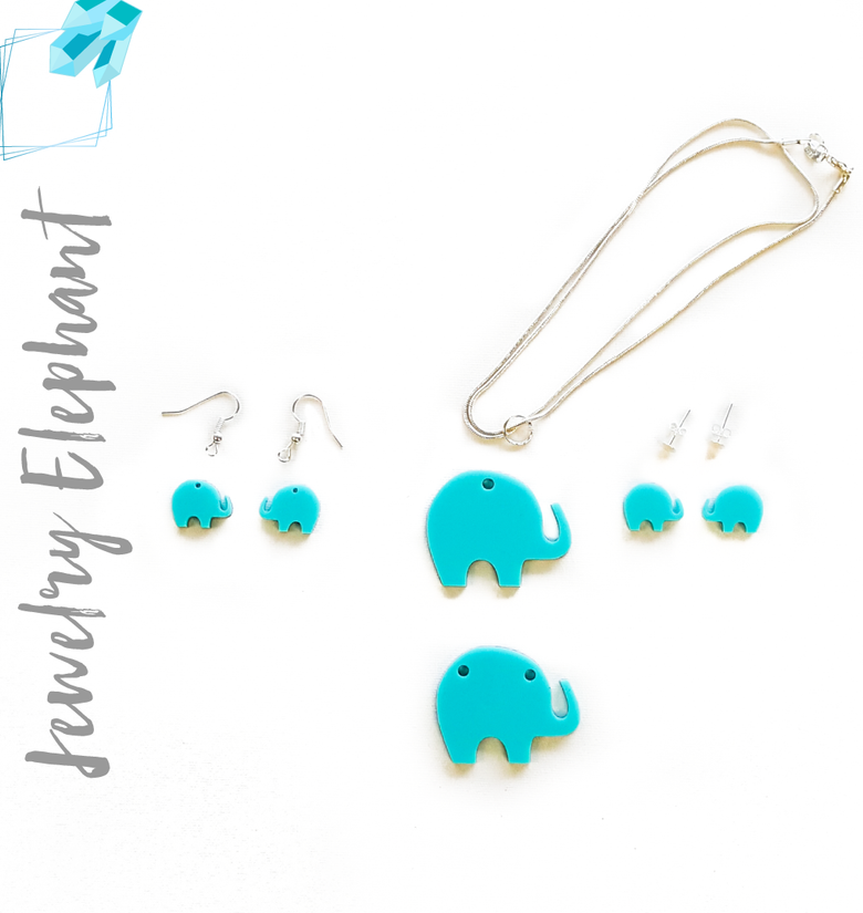Acrylic Jewelry Elephant