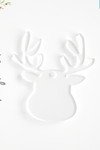 Laser Engraving Acrylic Christmas Ornaments Elk