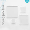 Laser Engraving Acrylic Square Clear 1/16" or 1/8" (Package.Price)
