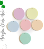***NEW ***Acrylic Circle Pastel With Hole (Package.Price)