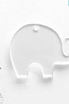 Laser Engraving Acrylic Keychains Elephant