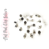 Iron Flat Pad Clip On Earring Findings Silver (Package.Price)
