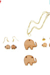 Laser Engraving Wood Jewelry Elephant (Package.Price)