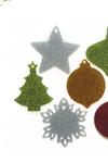 A Glitter Acrylic Christmas Ornaments Samples (Pack 24 Units)