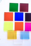 Acrylic Square Translucent Colors (Package.Price)
