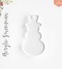 UV Printing Acrylic Christmas Ornaments Snowman