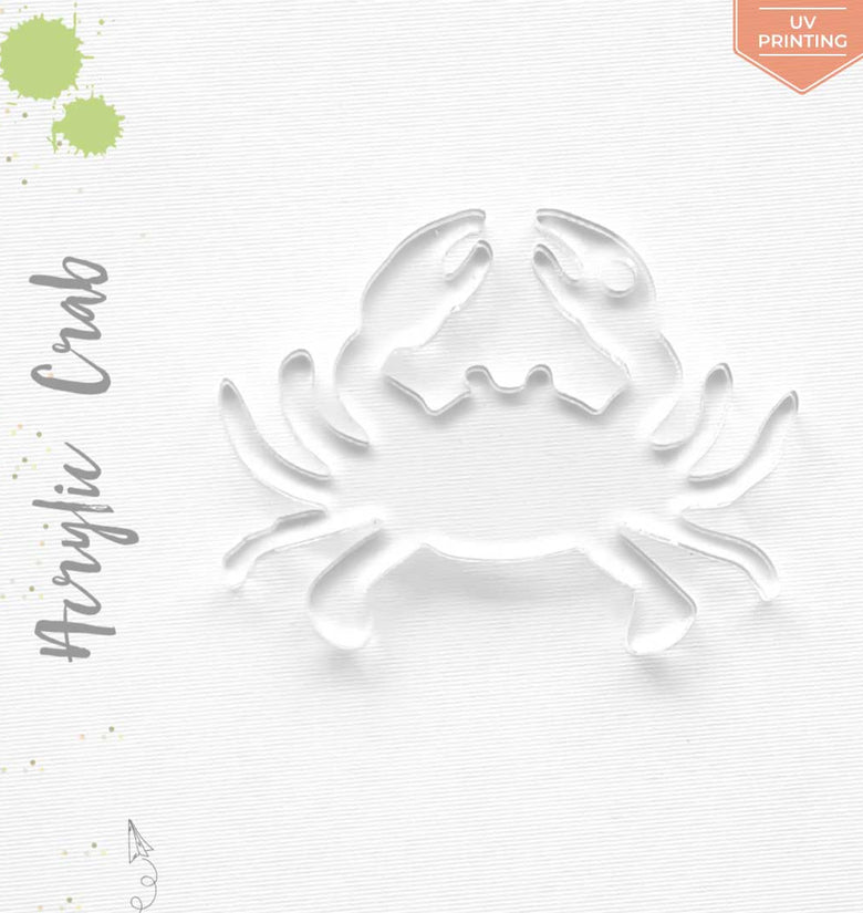 UV Printing Acrylic Keychains Crab