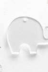 UV Printing Acrylic Keychains Elephant