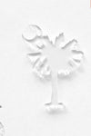 UV Printing Acrylic Keychains Palmetto Tree