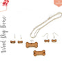 UV Printing Wood Jewelry Dog Bone (Package.Price)