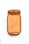 Wood Keychain Mason Jar Soto (Package.Price)
