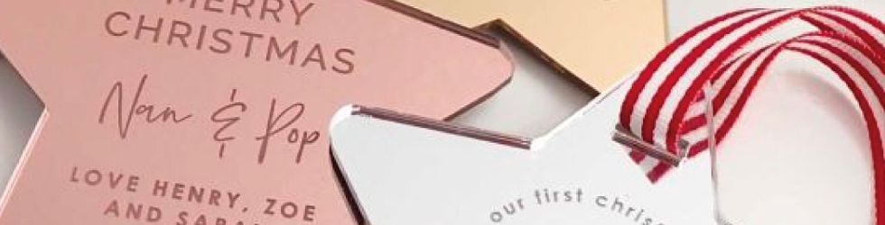 Engraving Ornaments and Christmas