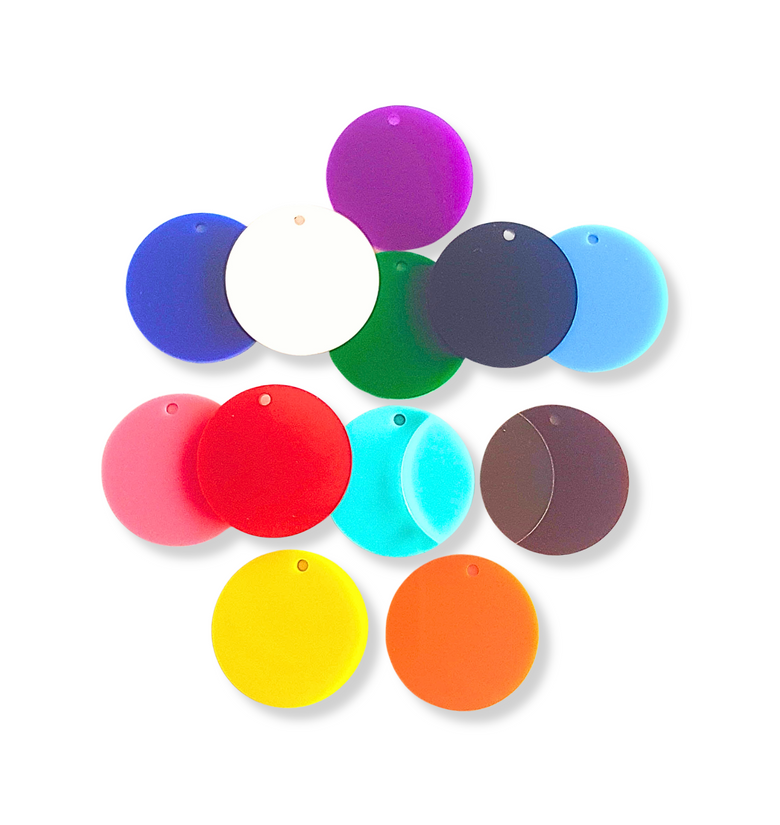 Acrylic Circles Ornaments