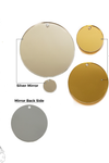 Acrylic Circle Mirror With Hole (Package.Price)