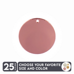 Acrylic Circle Mirror With Hole (Package.Price)