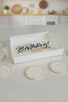 Acrylic TRAY with UV printing design ( Happy Birthday )