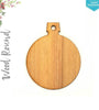 Laser Engraving Wood Christmas Ornaments Round