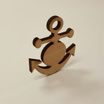 Laser Engraving Wood Keychain Anchors (Package.Price)