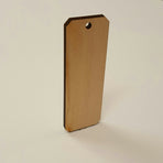 Wood Keychains Rectangle Bars - Corners (Package.Price)