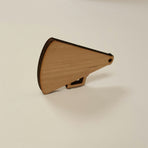 Wood Keychain Megaphone (Package.Price)