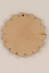 Wood Ornaments Cookie Optional Hole (Unit.Price)