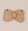 Wood Ornaments Bow Optional Holes (Unit.Price)