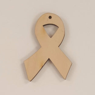 Wood Ornaments Ribbon Optional Holes (Unit.Price)