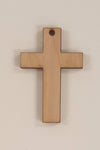 Wood Ornaments Cross Soto Optional Hole (Unit.Price)