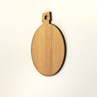 Wood Christmas Ornaments Round (Package Price)