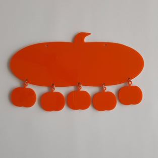 Acrylic Hallowen Pumpkin (3 pack price)