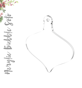 Acrylic Christmas Ornaments Bubble Soto