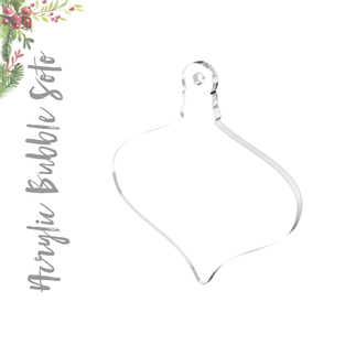 Acrylic Christmas Ornaments Bubble Soto