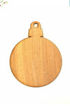 Laser Engraving Wood Christmas Ornaments Round Soto