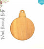 Laser Engraving Wood Christmas Ornaments Round Soto