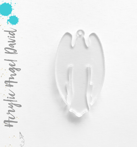 Acrylic Keychains Angel David
