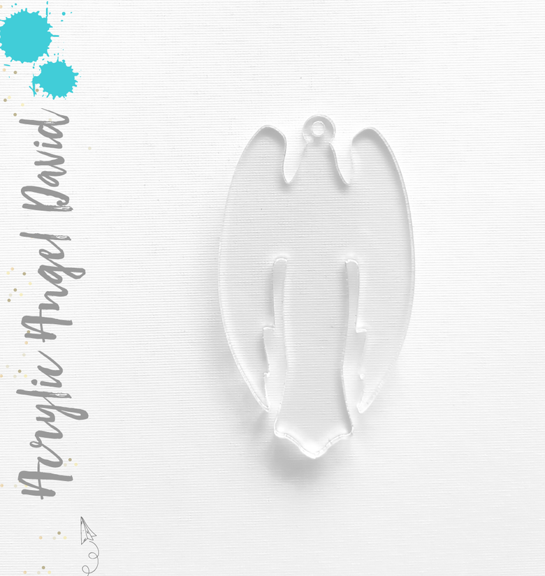 Acrylic Keychains Angel David