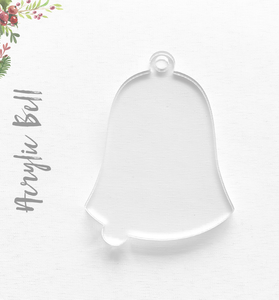 Acrylic Christmas Ornaments Bell