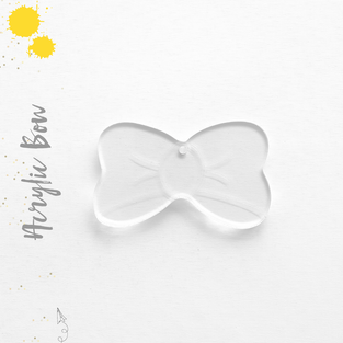 Acrylic Keychains Bow Soto