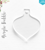 Laser Engraving Acrylic Christmas Ornaments Bubble
