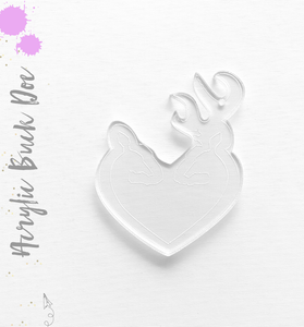 Acrylic Keychains Buck & Doe