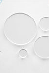 Laser Engraving Acrylic Circles Clear 1/16" or 1/8" (Package.Price)