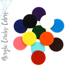 Acrylic Circle Colors (Package.Price)