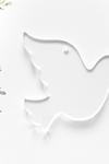 Acrylic Christmas Ornaments Dove