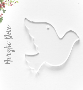 Acrylic Christmas Ornaments Dove