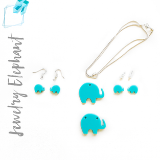 Acrylic Jewelry Elephant