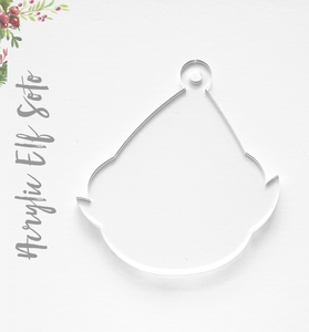 Acrylic Christmas Ornaments Elf