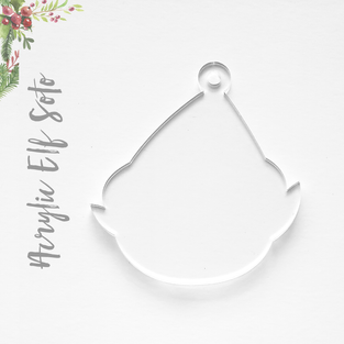 Acrylic Christmas Ornaments Elf