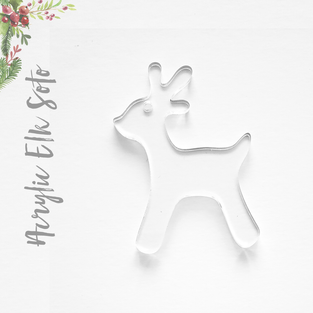 Acrylic Christmas Ornaments Elk Soto