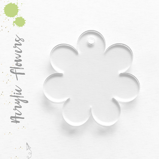 Acrylic Keychains Flower
